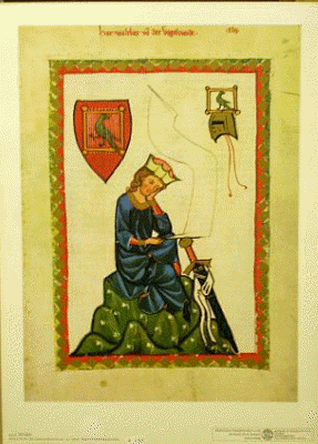 Manessische Liederhandschrift, Abb.36,8x49,9cm